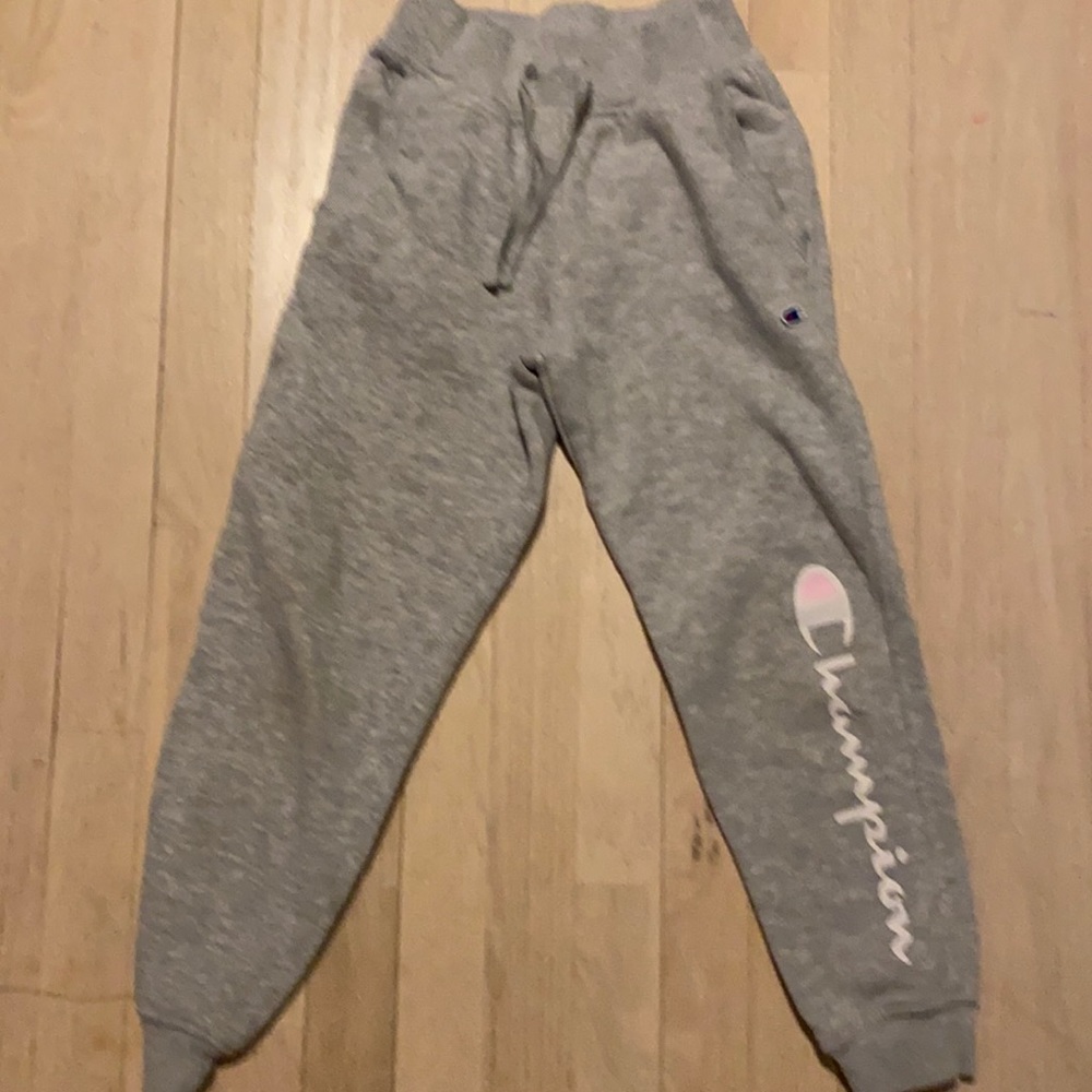 Gray champion sweatpants
